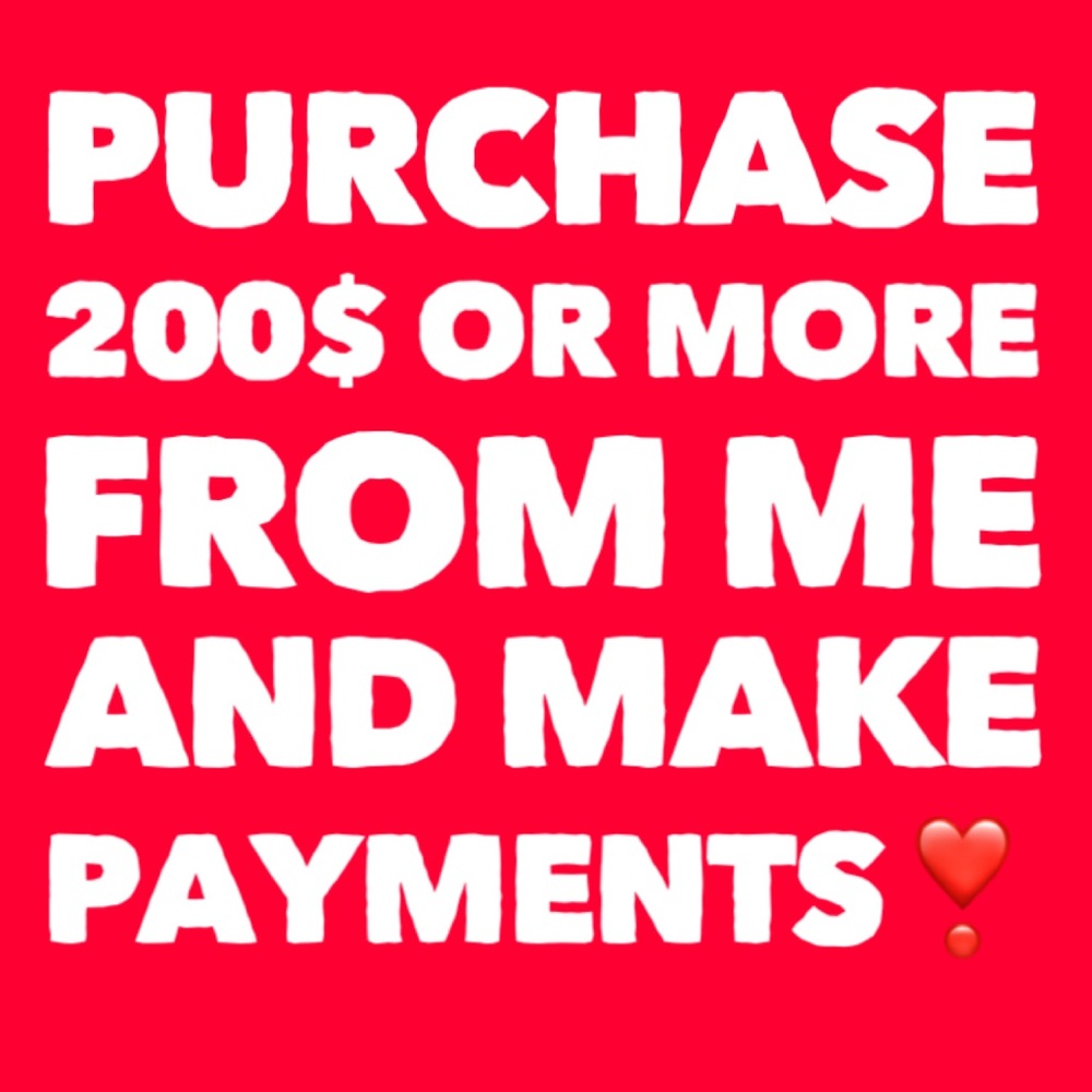 Qualify Through Poshmark/Affirm❣️